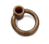 Benebone Anneau Indestructible Jouet à Mâcher pour Mâcheurs Agressifs Longue Durée Résistant Briseur Ennui pour Chiens Véritable Saveur Bacon pour Petits Chiens Fabriqué aux USA