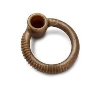 Benebone Jouet à mâcher Ring pour Chien, Bacon réel, Grand | Durable, Fabriqué aux USA, Vraie saveur bacon, Os pour chiens, Longue durée, Anti-ennui