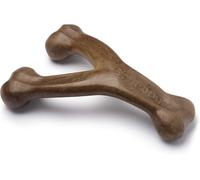 Benebone Jouet à mâcher Wishbone pour Chien, Bacon réel, géant | Durable, Pour gros mâcheurs, Fabriqué aux USA, Os pour chiens, Longue durée, Une taille pour chaque chien, Les occupe