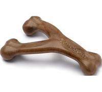 Benebone – Jouet à mastiquer Wishbone Du Vrai Bacon – Résistant pour chiens mâcheurs compulsifs