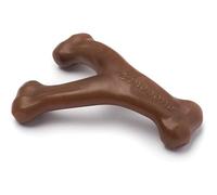 Benebone Jouet à mâcher Wishbone pour Chien, cacahuète réelle, Petit | Durable, Pour gros mâcheurs, Fabriqué aux USA, Os pour chiens, Longue durée, Une taille pour chaque chien, Les occupe