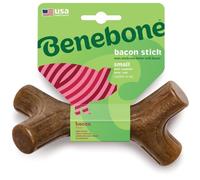 Benebone Jouet bâton à mâcher pour chien adulte, Taille S, saveur bacon , durable et résistant
