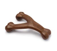 Benebone Wishbone des Vraies Cacahuétes géant Jouet à mastiquer résistant pour Les Chiens mâcheurs compulsifs, fabriqué aux États-Unis