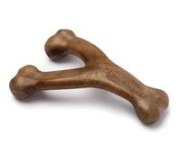 Benebone Wishbone Du Vrai Bacon moyen Jouet à mastiquer résistant pour les chiens mâcheurs compulsifs, fabriqué aux États-Unis