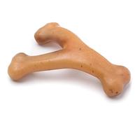 Benebone Wishbone Du Vrai Poulet petit Jouet à mastiquer résistant pour les chiens mâcheurs compulsifs, fabriqué aux États-Unis