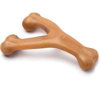 Benebone Wishbone Durable Dog Chew Toy for Aggressive Chewers, Real Chicken, Made in USA, Large