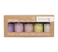 benecos Bio - Mini kit de fête sous la douche - Végétalien - Plastique recyclé