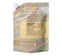 benecos BIO - Recharge de gel douche à l'avoine bio - Votre douche dans le champ de panier - Végétalien - Plastique recyclé