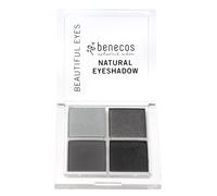 Benecos - Cosmétiques Naturels - Palette de Fards à Paupières Quattro - Vegan - Smokey Eyes