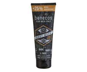 Benecos Gel nettoyant pour le corps 3 en 1 pour homme, 200 ml + 25 % de contenu en plus (3)