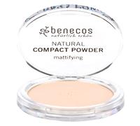 benecos - natural beauty Natural Cosmetics - Poudre Compacte - Pressée - Mat - Vegan - Porcelaine