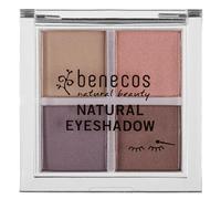 Benecos Natural Cosmetics - Palette de Fards à Paupières Quattro - Vegan - Beaux Yeux, 4,8 G
