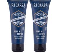 Benecos pour Hommes Uniquement Crème à Raser - Vegan (Lot de 2)