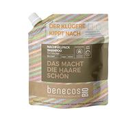 benecos Recharge de shampoing bio pour cheveux normaux - Chanvre bio - Ce qui rend les cheveux beaux - Végétalien - Plastique recyclé