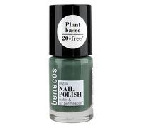 Benecos Vernis à ongles 20-Free végétalien - Vert sauge - Vernis à base de plantes - Séchage rapide et durable - Perméable à l'eau - Enrichi en biotine - 5 ml