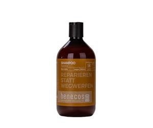 benecosBIO - Shampooing pour cheveux normaux à l'avoine bio - Réparer au lieu de jeter - Végétalien - Plastique recyclé