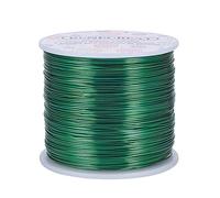 BENECREAT 0,8mm (Calibre 20) Fil D'aluminium 770FT (235m) Bijoux Artisanaux Anodisés Fabrication de Perles Fil D'artisanat Floral en Aluminium - Vert