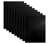 BENECREAT 10 Feuilles de Papier de Test de Gravure Laser Noir A4 280x210 mm Papier de Marquage Laser Double Face pour Marquage Laser à Fibre et Gravure Machine de Marquage de Découpe Laser