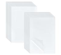 BENECREAT 100 feuilles A5 feuilles de Plastification PET, Film de Stratification à Froid Mat Auto-Adhésif, Autocollant Stratifié Imperméable de 214x148 mm pour Cartes D'Affiche de Peinture Photo