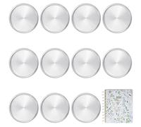 BENECREAT 11 disque de Planification en Alliage D'Aluminium Disque Relié en Or de 31.5mm Disque de Reliure Solide pour la Fabrication de Carnets et D'Agendas Fournitures de Scrapbooking
