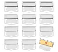 BENECREAT 12 clip de Marque Page en Acier Inoxydable Mini Étiquettes D'Index Clips de Planificateur pour Accessoires de Cahier Fournitures de Bureau Amusantes Cadeaux Scolaires 28.5x35mm