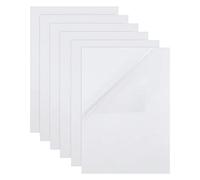BENECREAT 14 Feuilles A4 Feuilles Transparent Brillant étanche Brillant Auto adhésif PVC Film étiquette Autocollant pour imprimante Injet Fournitures de Bureau