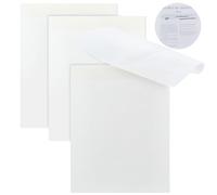 BENECREAT 150 feuille de Notes Adhésives Transparentes 279×216mm Notes Autocollantes Transparentes Extra Larges Bloc Notes Adhésif Transparent pour Annotations dans les Cahiers