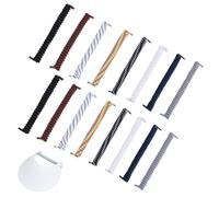 BENECREAT 16 cordon de Pare Soleil Lacets Bouclés Sans Nœud 8 couleur Lacets Élastiques pour Chaussures de Sport Baskets Plates et à la Plupart des Autres Chaussures