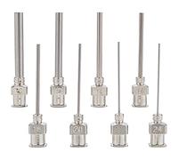 BENECREAT 16PCS 25mm Aiguille de Distribution en Acier Inoxydable Aiguille de seringue émoussée avec Luer Lock pour Le Remplissage des seringues de Colle, 10/12/14/16/18/20/22/24G