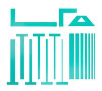 BENECREAT 17 Pcs Outils D'Espacement de Reliure en Acrylique, Effacer les Outils Faits à la Main, Échelle de Forme LT à Bord Droit pour la Fabrication de Livres, Couverture de L'Album, Turquoise