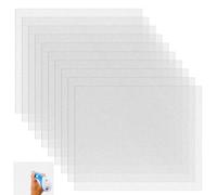 BENECREAT 18 tapis de Stylo 3D Grossier Feuille D'Impression en PVC Résistant à la Chaleur de 18x15cm Accessoires pour Stylo 3D Moules D'Impression 3D DIY Épaisseur de 0.5mm