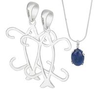 BENECREAT 2 Pcs bases de Pendentif en Forme de Poisson en Argent Sterling 925 4 pendentif à Griffes Vierge