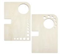 BENECREAT 2 support de Livre de Dessin Portable en Bois Mini Chevalet de Croquis Planche à Croquis Compacte pour Pinceaux Carnet de Croquis A6 Pinceau à Huile Peinture Exercices de Notes de Croquis