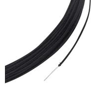 BENECREAT 20 m Fils Floraux Noir Fil de Chapellerie Recouvert de Coton de 1.2mm Fils de Tige en Fer pour L'Artisanat de Fleuriste Fournitures de Couture Accessoires de Fabrication de Bords