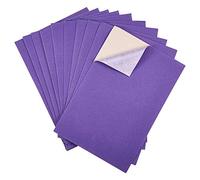 BENECREAT 20PCS Velvet (Bleu Violet) Tissu Feutre Adhésif Feuille A4 (21cm x 30cm), auto-adhésif, résistant et résistant à l'eau, polyvalent, idéal pour la création artistique