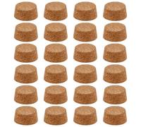 BENECREAT 24 Bouchon de Bouteille en Liège Coniques de Taille 28 Bouchons de Remplacement pour Bocal en Verre pour Bouteille de Vin et de Bière Projets d'art et D'Artisanat DIY