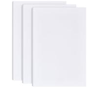 BENECREAT 3 panneau de Mousse Blanche de 12mm Panneau D'Affichage Rectangulaire en Mousse PVC de 30x20cm pour Montage Artisanat Art Afficher Présentation et Projets