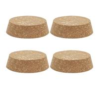 BENECREAT 4 Pcs Bouchons de Liège de Bouteille de Bouchon de Liège de Vin Coniques, Bouchons de Remplacement pour Bouteilles Décoratives, Bocaux, Arts, Bricolage Artisanat, 9x7.8 cm