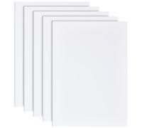 BENECREAT 5 panneau de Mousse Blanche de 30x21cm Panneau D'Affichage Rectangulaire en Mousse PVC de 4mm pour Montage Artisanat Art Afficher Présentation et Projets