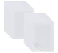 BENECREAT 50 feuille de Plastification Autocollante Feuilles Plastifiées Auto Adhésives de 21.3x30cm Sans Machine pour Plannings Certificats Ouvrages D'Art Photos Taille A4