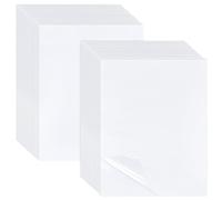 BENECREAT 50 feuilles A4 feuilles de Plastification PET, Film de Stratification à Froid Mat Auto-Adhésif, Autocollant Stratifié Imperméable de 300x214 mm pour les Documents D'Affiche de Peinture Photo