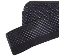 BENECREAT 6m Bande de Préhension Élastique en Silicone Antidérapante, 51mm de Large Noir Pince à Ruban Adhésif en Polyester Eastic avec Support en Silicone pour Couture de Vêtements, 2mm D'Épaisseur
