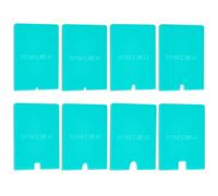 BENECREAT 8 outil de Modelage de Pied en Poterie 70 nervure de Poterie Acrylique de 50mm avec Fond Plat et Arrondi et Encoche de 2/4/6/8mm pour la Sculpture de Moules en Argile et de Céramiques