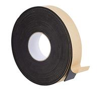 BENECREAT Bande de Mousse Auto Adhésive 10m x 35mm x 3mm Noir | Adhésif, Ruban D'étanchéité en Mousse de Coupe Froid Simple Face pour L'isolation de Porte de Fenêtre