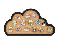 BENECREAT Cloud Pin Board Tableau en Liège Tableau Mural en Liège, Tableau D'Affichage D'Affichage de 20 mm D'Épaisseur pour Le Stockage des Broches, Décor de Maison et D'École de Bureau, 280x150mm