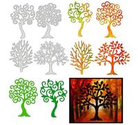 BENECREAT Découpage de Cadre d'Arbres pour la Fabrication de Cartes, Gabarit de Gaufrage en Acier au Carbone Matrices de Découpe pour la Fabrication de Cartes Album Gaufrage Décoratif