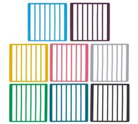 BENECREAT Règle D'Art Diamant Carrée 8 couleur Outil D'Alignement de Forets Diamantés en Acrylique Règles de Peinture Diamant à une Rangée de 10x10cm pour Projets de Bricolage