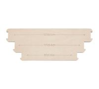 BENECREAT Règle en Bois pour Couper les Fils, 32x12cm, 3Tailles Planche d'enroulement du fil Règle pour Coupe de Ruban Outil de Couture pour Bricolage Outil de Mesure et de Coupe de Ruban