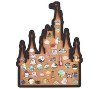 BENECREAT Tableau D'Affichage Castle Cork Tableau Mural en Liège pour le Rangement des Broches Décor de Maison et D'École de Bureau 37.1x27.8cm