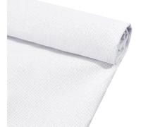 BENECREAT Tissu en Coton pour Point de Croix 9CT Toile Aida Blanche pour Broderie au Point de Croix 1x1.5 m Couture à la Main Artisanat Bricolage